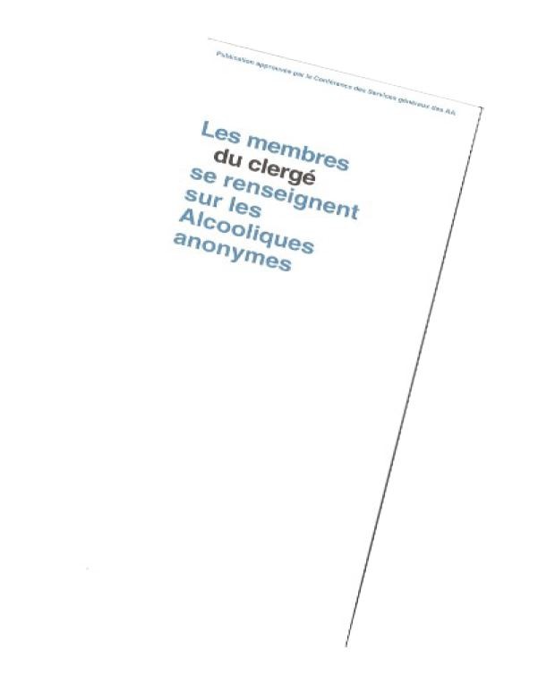 MEMBRES DU CLERGE SE RENSEIGNENT