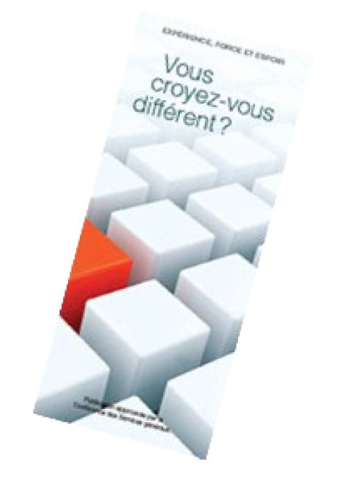 VOUS CROYEZ-VOUS DIFFERENT ?