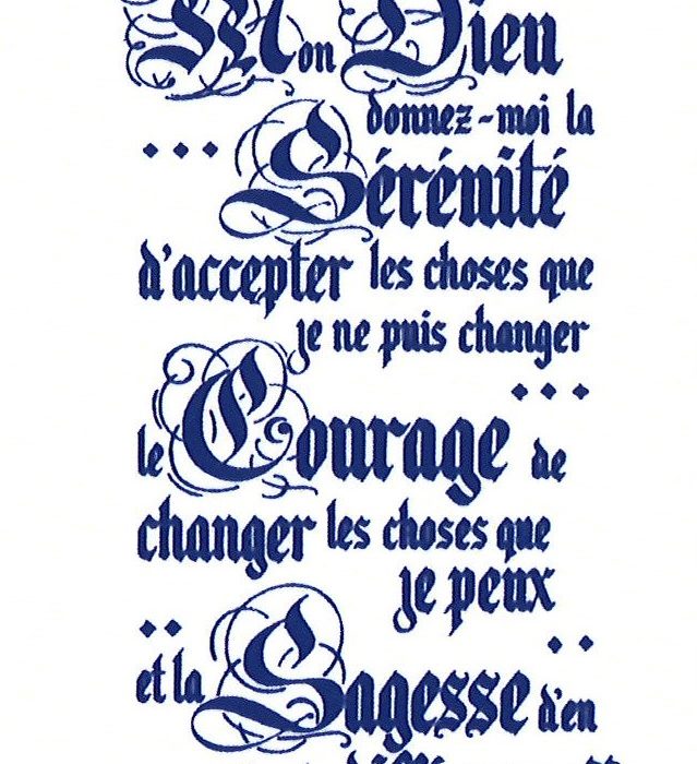 PRIERE SERENITE Format poche